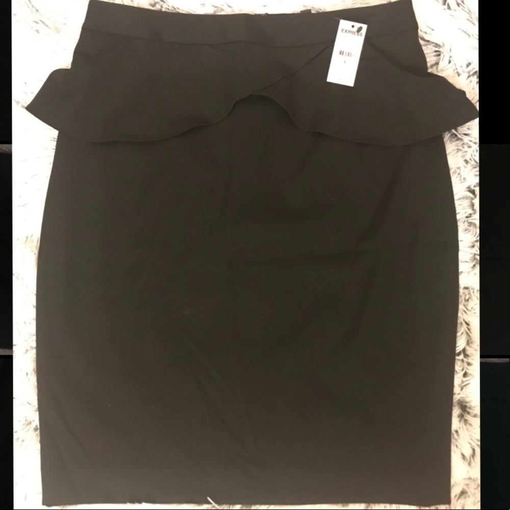 Express peplum pencil skirt